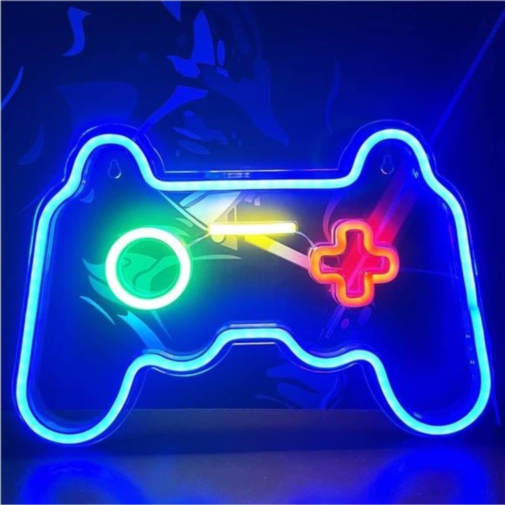 Game Pad Neon Signs for Wall Decor, Neon Lights for Teen Room Decor, Gamer Stuff